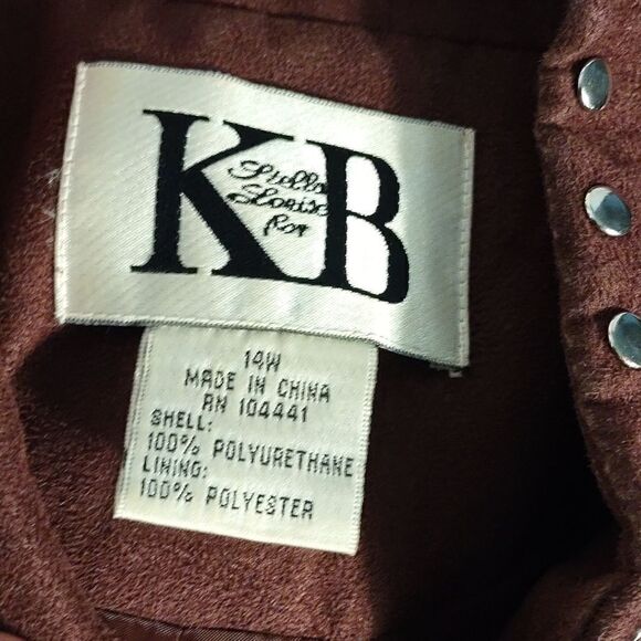 KB Stella Louise Roy Faux Suede Studded Coat - Picture 10 of 11